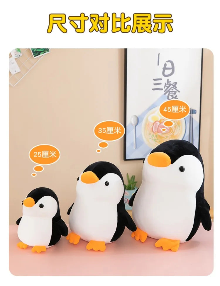 Kawaii Plush Penguin Stuffed Doll Cute Toy for Kids Girls Birthday Xmas Gift Soft Sleep Companion Cuddly Animal Plushie