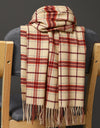 Autumn Winter Warm Cashmere Scarf Dot Pattern Long Tassels Women Thicken Wrap Shawl Lady muffler Wool Pashmina