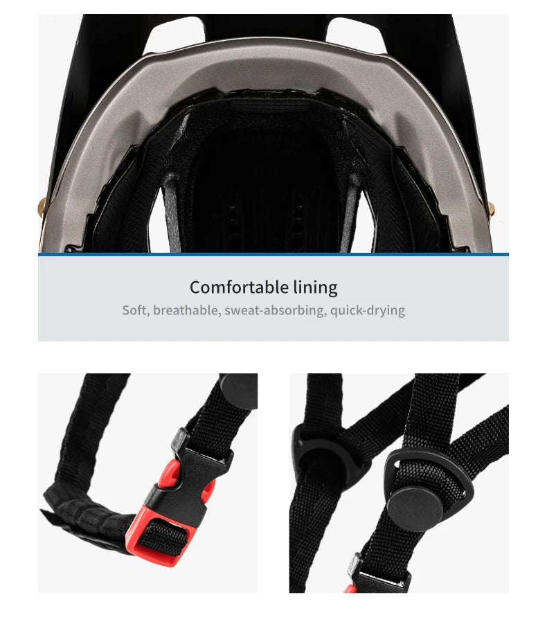 MTB Cycling Helmet With Adjustable Fit And Removable Padding