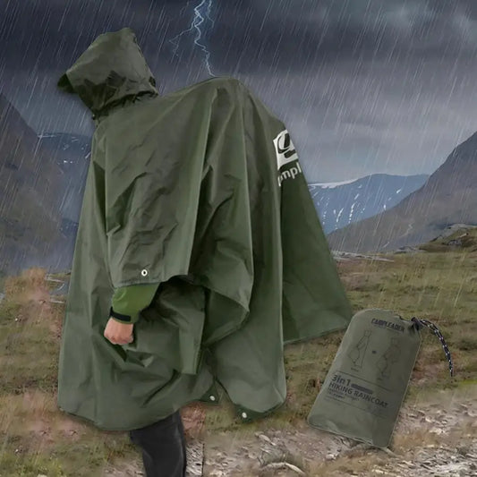 Three in One Waterproof Lightweight Raincoat for Hiking