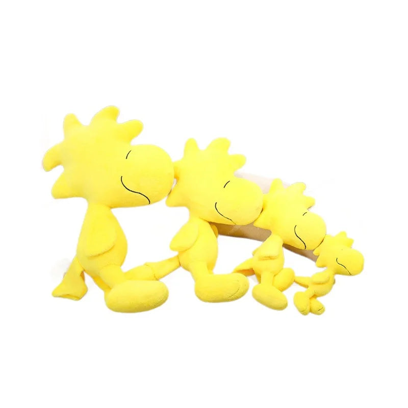 Cartoon Kawaii Snoopy and Woodstock Stuffed Doll Plush Toy Soft Cuddly Pillow Anime Kids Birthday Gift for Friends Wholesale