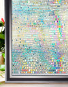 Heat Control Rainbow Window Vinyl Security Window Tinting Sun Protection Film Non Adhesive Window Stickers Stained Glass