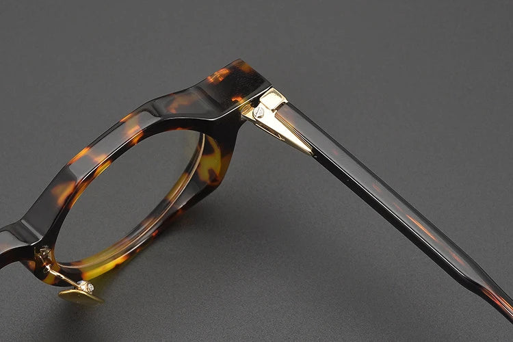 Vintage Oval Acetate Optical Eyeglasses Frame