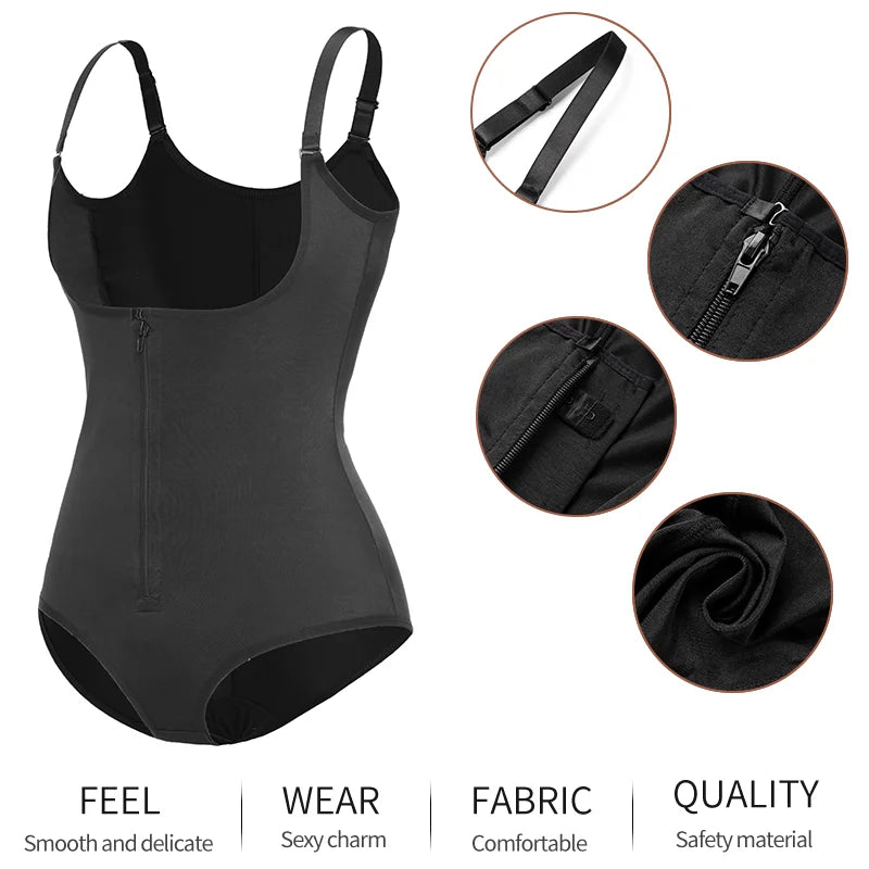 Women Full Body Bodysuit Corset Miss Moly Solid High Waist Control Binder Party Seamless Tummy Trimmer Bodyshaper Shapewear