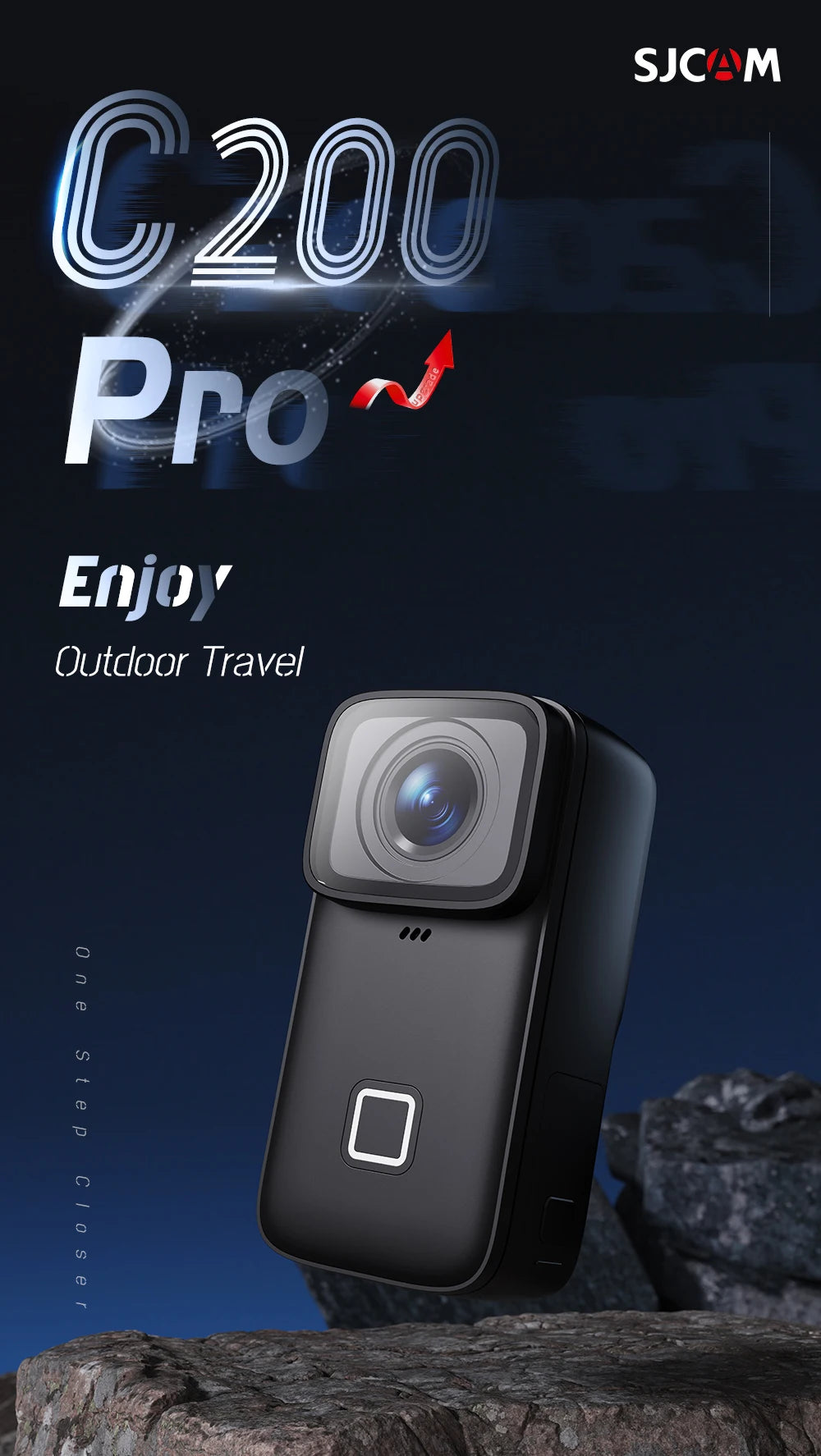 4K Waterproof Action Camera with HDR 6 Axis Stabilization and WiFi Connectivity