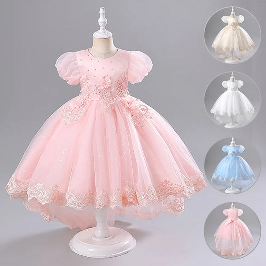 Elegant Long Tulle Princess Gown Dress