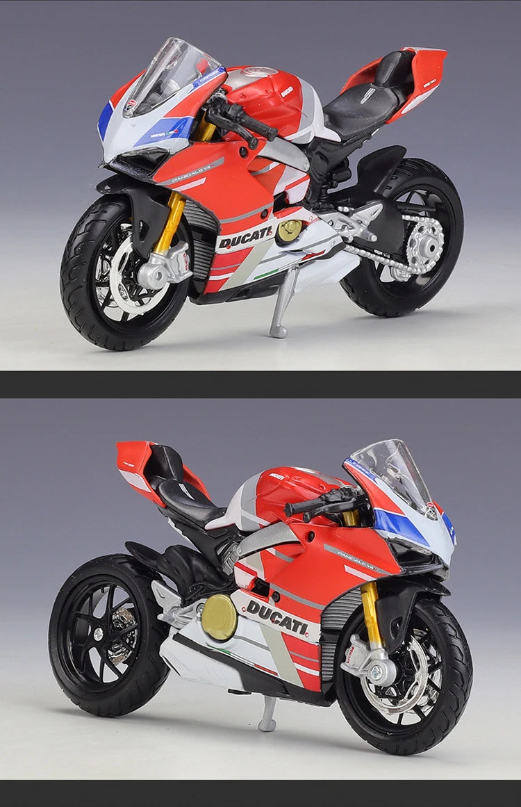 1 18 Scale Ducati Panigale V4S Corse Diecast Motorcycle Model