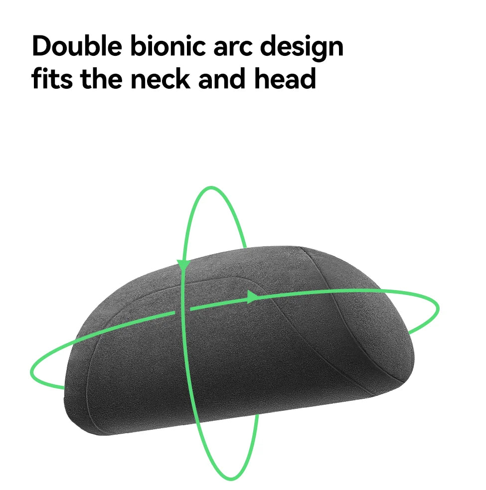 Memory Foam Neck Pillow and Lumbar Support Cushion for Tesla Model 3 Y X S