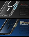 For iPhone 16 Pro Max Case with Camera Control Capture Button UB Mag Stand Series Slim Clear Magnetic MagSafe Phone Case