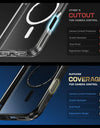 For iPhone 16 Case with Camera Control Capture Button UB Mag Stand Series Shockproof Protective Magnetic Phone Case