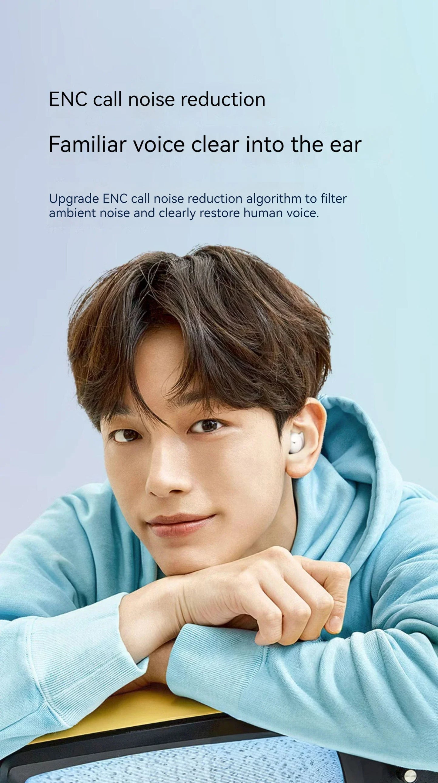 XIAOMI TWS Wireless Earbuds Bluetooth5.3 Sleeping Headphone Invisible Mini Earphone Noise Cancelling Comfortable Headset