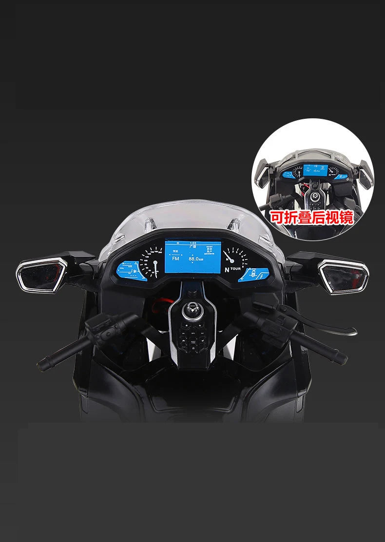 Diecast Honda Gold Wing GL1800 Touring Motorcycle Model 1 to 9 Scale