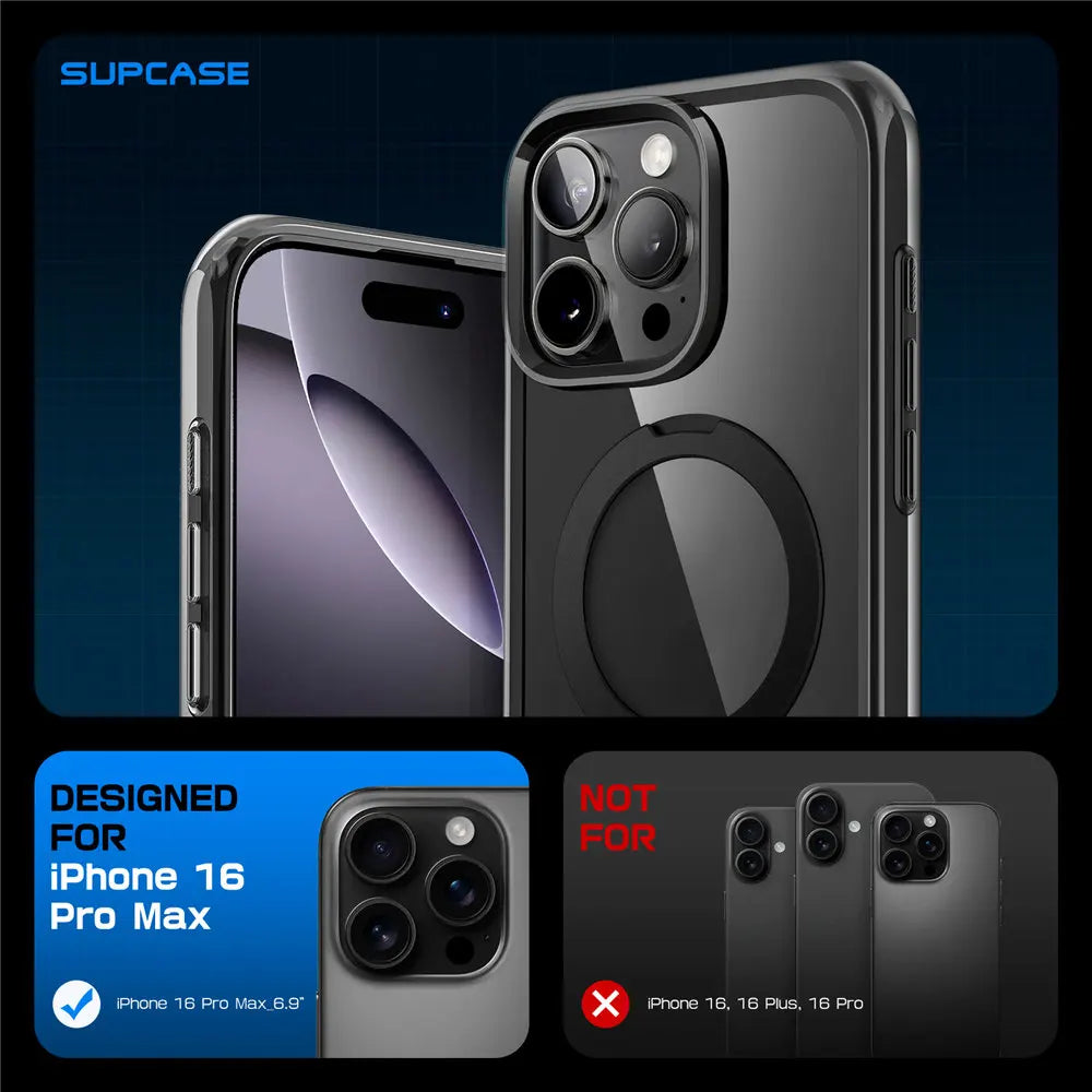 For iPhone 16 Pro Max Case with Camera Control Capture Button UB Mag Slim Shockproof  MagSafe Phone Case Cover