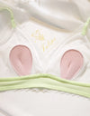 Women’s Lace Transparent Rabbit Ears Bra & Panties Set – Soft, Thin Push-Up Lingerie