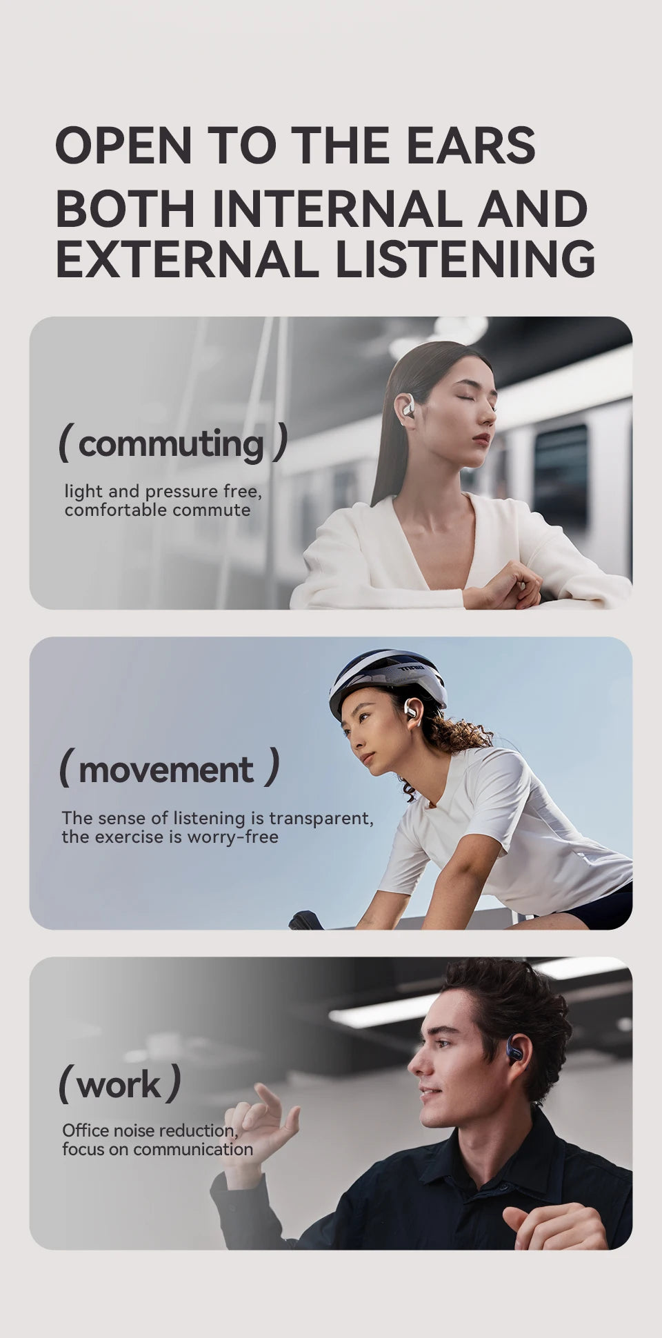 G30S Earphone Bluetooth 5.3 Wireless Bluetooth Headset IPX5 App Control Earbuds OWS Running Headphones Sports