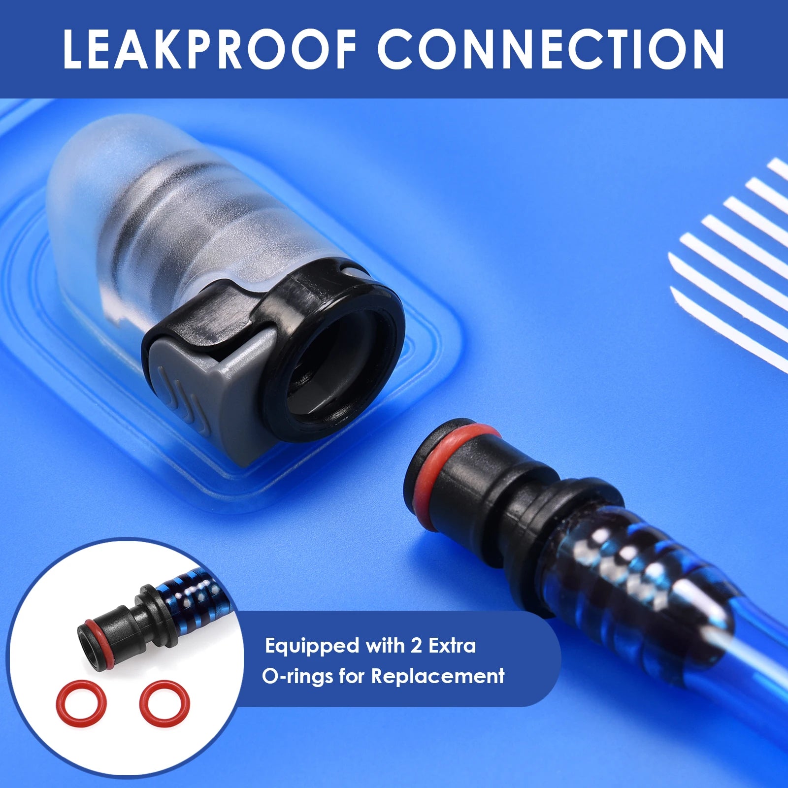 1.5L/2L/3L Water Bladder Hydration Pack Reserevoir TPU Water Bag for Camping Cycling Running Hiking