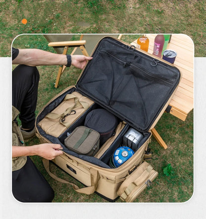 73 L Outdoor Large-Capacity Camping Equipment Storage Bag Folding Portable Stove Cooker Tool Storage Bag