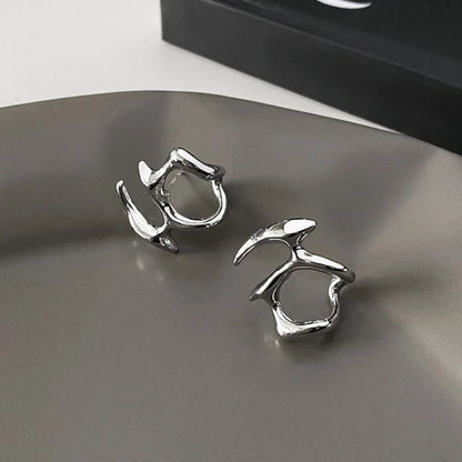 Jewelry Cool Style Geometric Metal Stud Earrings