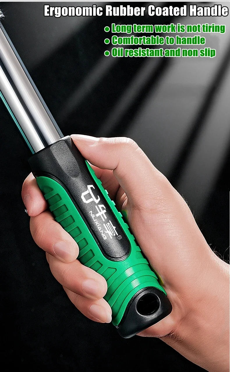 Telescopic Socket Ratchet Wrench for Automotive Repair Adjustable Head Ratchet Set 72 Tooth Quick Release Wrench Manual Tool