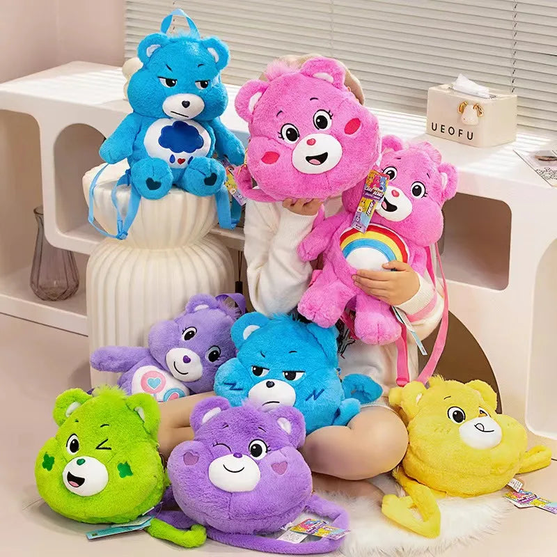 Kawaii Plush Bear Backpack Soft Shoulder Bag