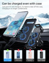 Dual Coil Fold Screen Car Wireless Charger For Samsung Galaxy Z 4 3 Fold Flip iPhone 15 14 Fast Phone Charging Vent Mount Holder