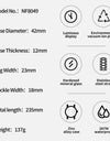 Luxury Stainless Steel Waterproof Classic Quartz Wristwatches Male Big Face Clock