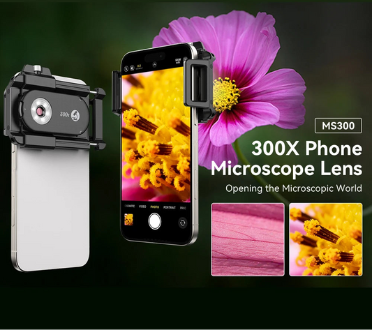 4 in 1 Smartphone Microscope Lens Kit with Universal Clip