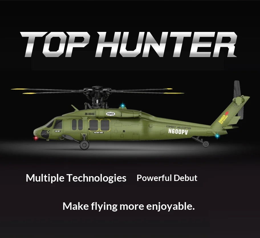 Remote Control Military Helicopter With Optical Flow Positioning