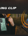 for Samsung Galaxy S24 S23 Ultra Case Bulit-in Screen Protector & Slide Camera Cover Phone Case with Kickstand Belt-Clip