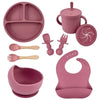 Pink 9PCS Wood Set