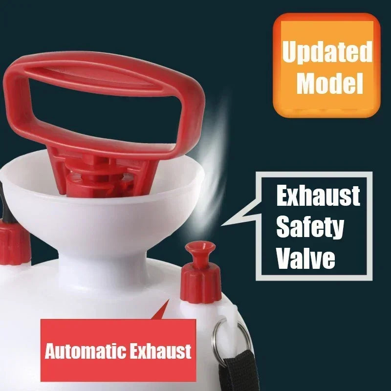 Portable Manual Camping Shower Sprayer 4L 5L 8L with 3m Hose