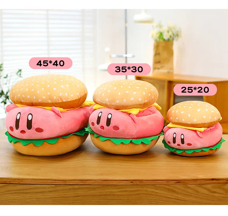 Cute Burger Shape Plush Toy Soft Huggable Stuffed Animal