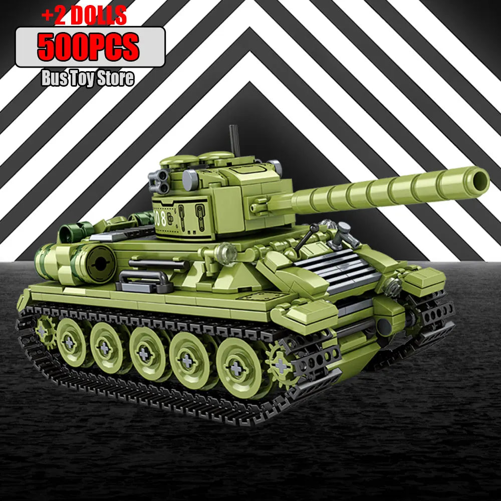 WW2 Military Dongfeng 21 Missile Transportation Car Model Weapons Series Military Leopard II 99A Tank World War II DIY Toys Gift