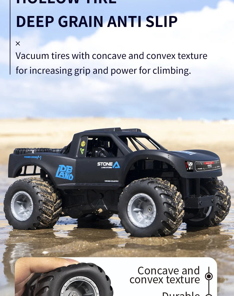 2.4G Amphibious Off-road Climbing RC Flip Stunt Car Racing All-terrain Waterproof 's RC Toys Gifts