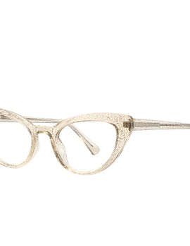 Women's Cat's Eye Small Frame Fashion Reading Glasses Myopia Hyperopia Anti-Blue Light Customized Prescription