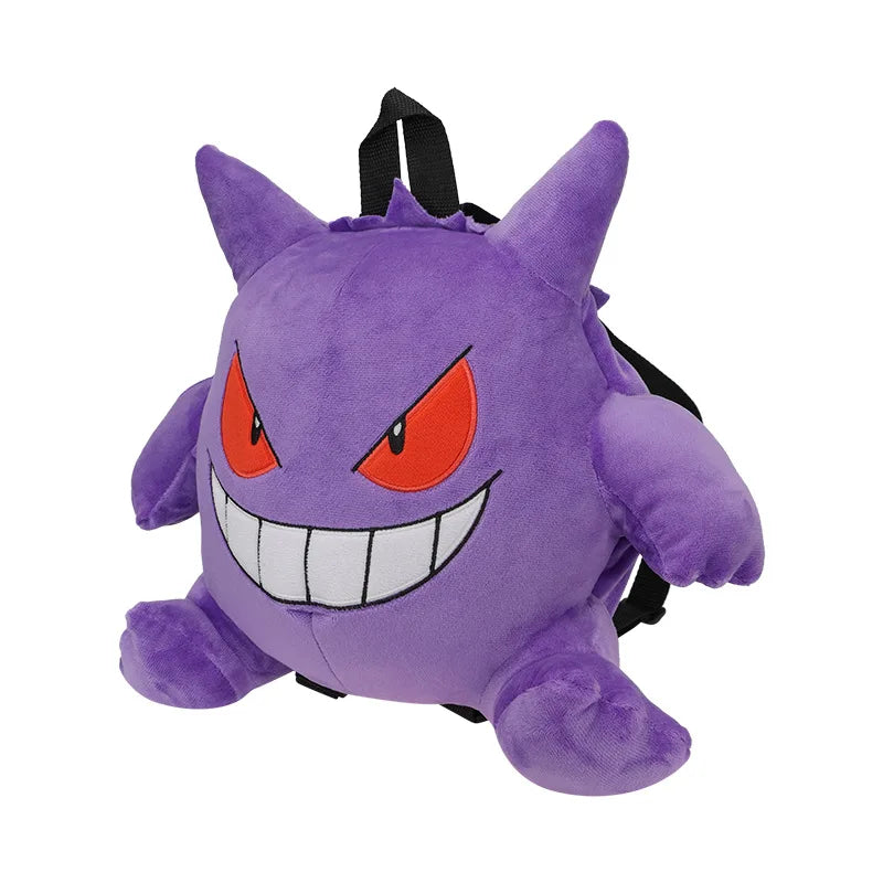 Kawaii Pokemon Plush Backpack Soft Cartoon Shoulder Bag