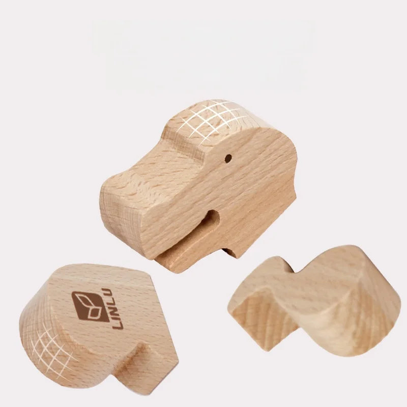 Wooden Dinosaur Cartoon Assembly Puzzle