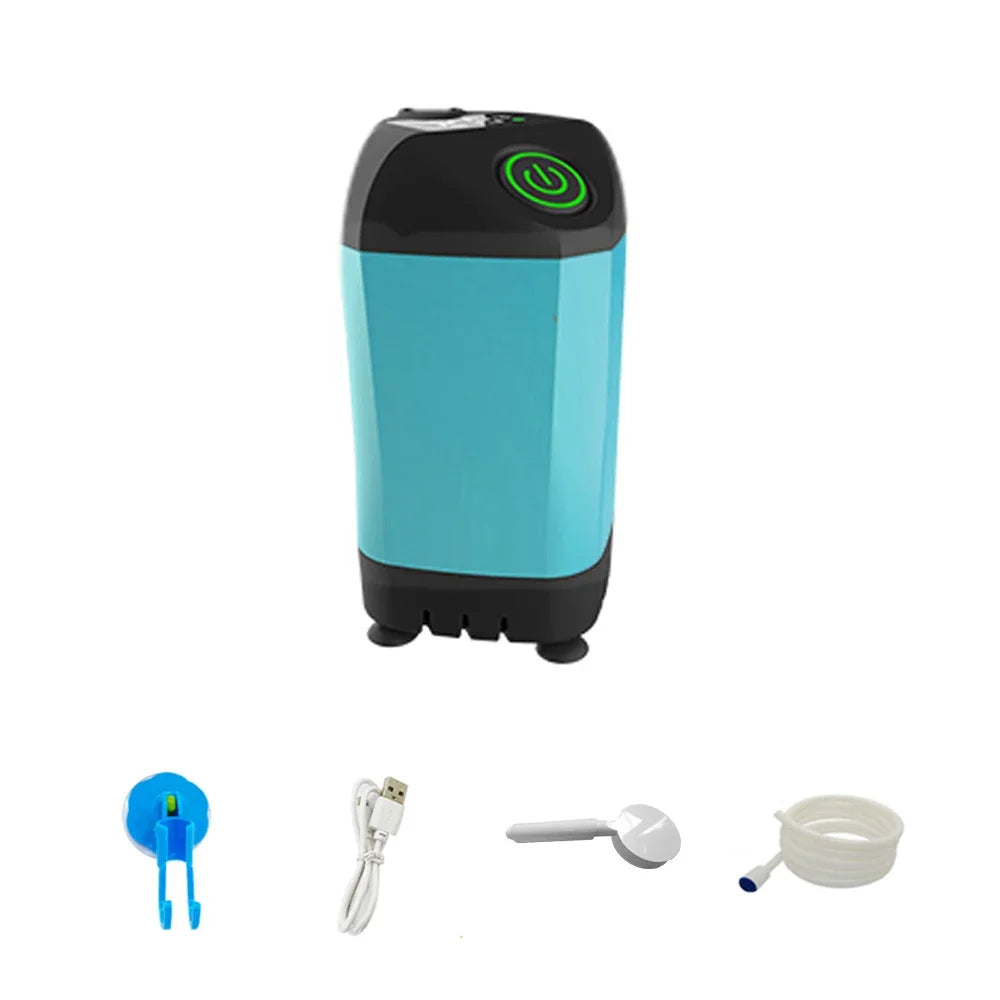 Portable Rechargeable Electric Camping Shower Pump with Temperature Display