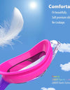 Kids Swim Goggles and Silicone Swim Cap set with Nose Clip Earplugs, Waterproof