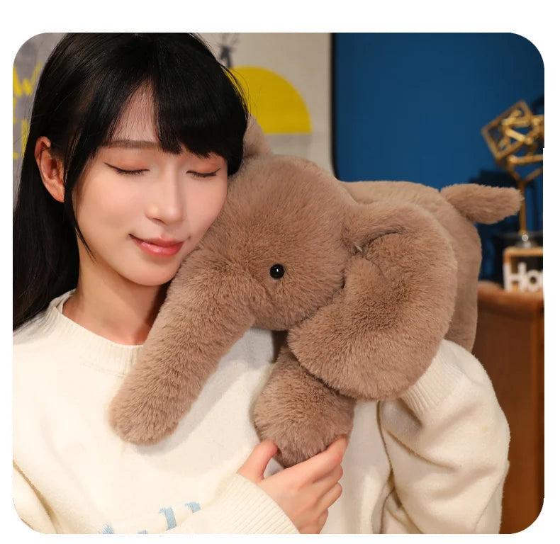 Soft Elephant Plush Stuffed Animal Pillow