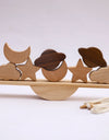 Baby Animal Threading Toys Wooden Seesaw Toys Blocks Board Games Montessori Hands-on Ability Educational Children Blocks Gifts