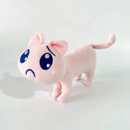 Cute Pink Anime Girl Plush Doll Soft Stuffed Toy