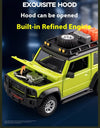 CCA 1:32 Suzuki Jimny Assembly Edition Alloy Diecast Model Assemble Car Toy Ornaments Decorative Trendy Ornament