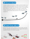 KF603 RC Glider 2.4G Radio Control Aircraft Sea And Air RC Plane EPP Foam Water Land Flying Airplane Toys