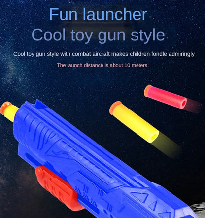 Foam aircraft launcher epp foam aircraft glider player catapult children catapult weapons aircraft shooting game toys