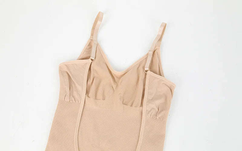 Deep V-Neck Backless Bodysuit Shapewear – Push Up Thong Body Shaper