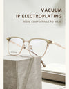 Ultra-light Comfortable Big Eyewear TR90 Pure Titanium Retro Square Optical Prescription Glasses Frame