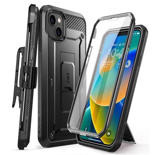 For iPhone 14 Plus Case 6.7 inch (2022) UB Pro Heavy Duty Rugged Case Cover with Built-in Screen Protector & Kickstand