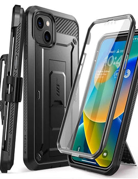 For iPhone 14 Plus Case 6.7 inch (2022) UB Pro Heavy Duty Rugged Case Cover with Built-in Screen Protector & Kickstand