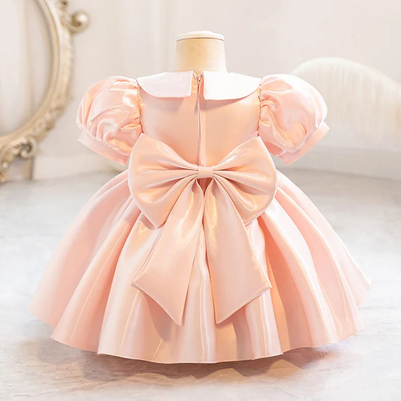 Luxury Princess Dress for Girls - Premium Fluffy Tulle Ball Gown Flower Girl Wedding Dress + Birthday Party Gown